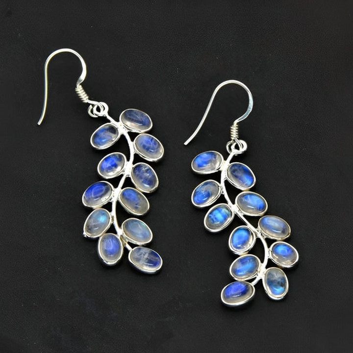 Elegante Ohrringe mit lila Mondstein