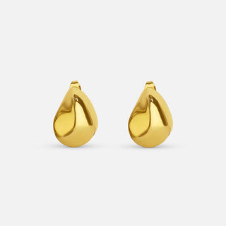 Moderne Gold-Tropfenohrringe