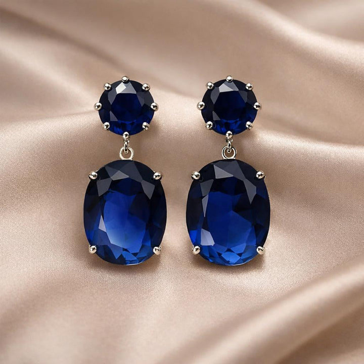Majestic Zirkonia Ohrringe aus Weissgold