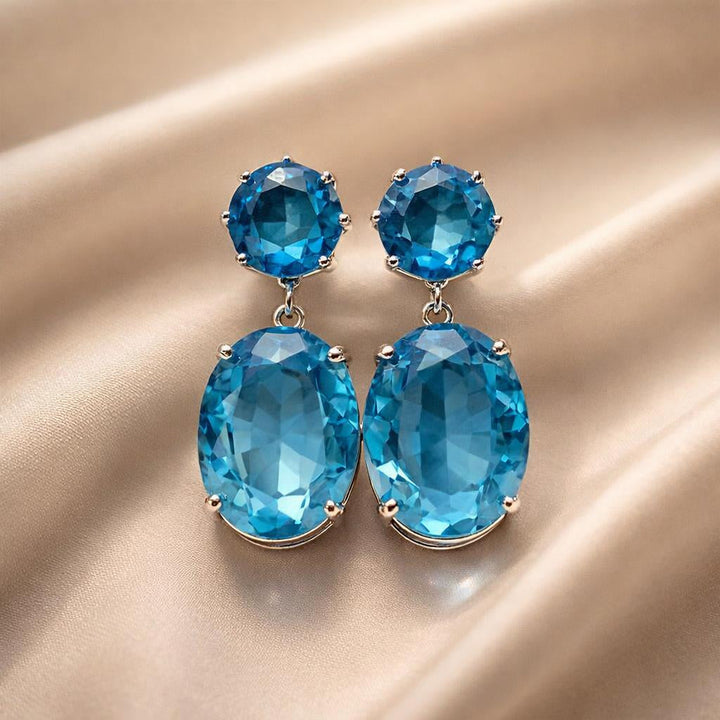 Majestic Zirkonia Ohrringe aus Weissgold