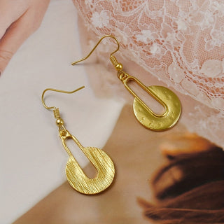 Retro runde Boho-Ohrringe