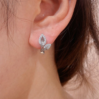 Exquisite Blatt-Ohrringe in Mode-Design