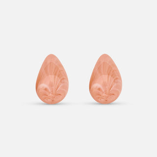 Moderne Blush-Tropfenohrringe