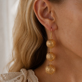 Elegante Bohemian Tropfen-Ohrringe
