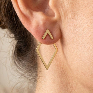 Bohemian geometrische Ohrstecker