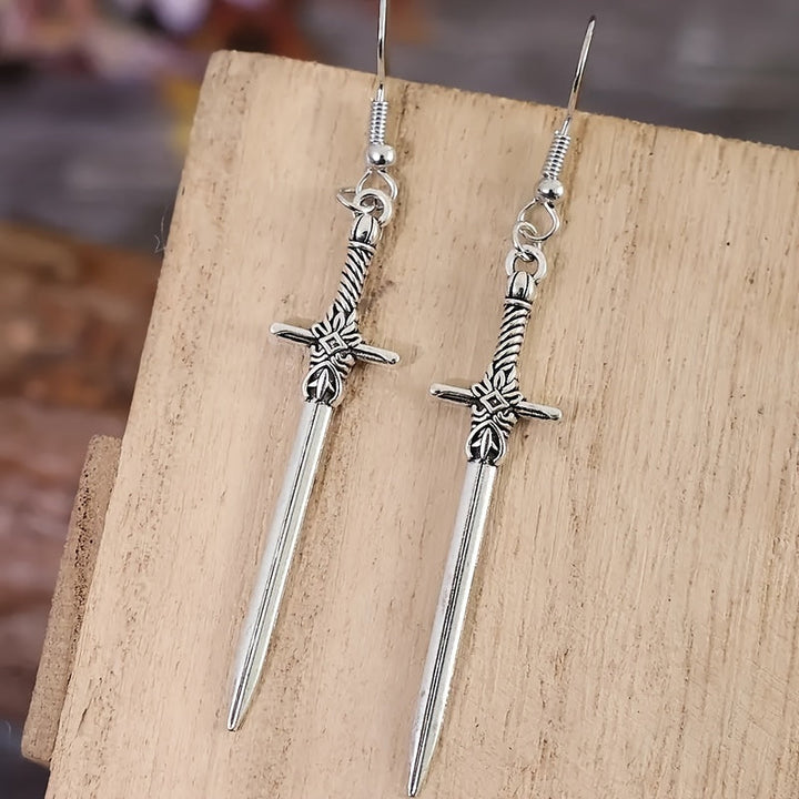Boho-Stil hängende Kreuz-Ohrringe