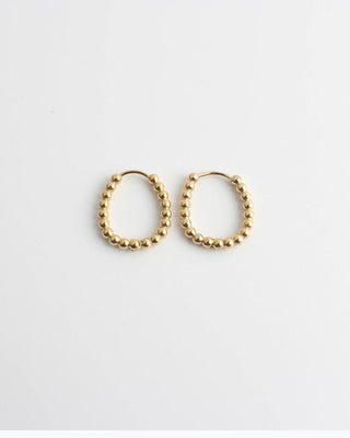 Auffällige Dotted Hoop-Ohrringe