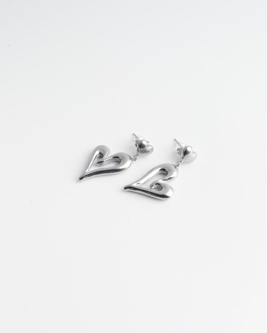 Chic Doppelherz-Ohrstecker