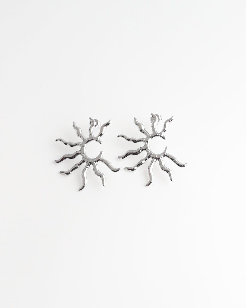 Sonnenstrahlen Statement-Ohrstecker