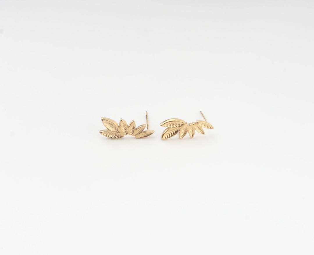 Vera Wunderschöne Blatt-Ohrstecker