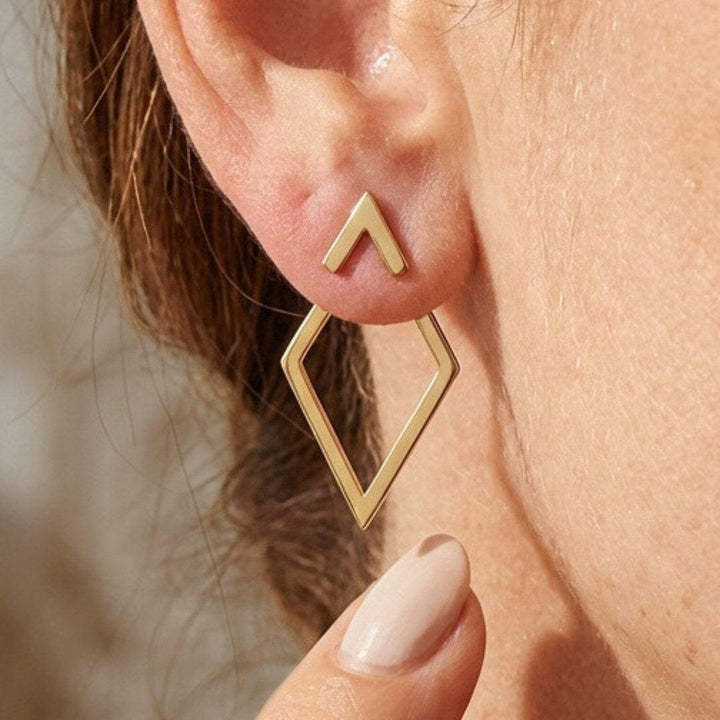 Bohemian geometrische Ohrstecker