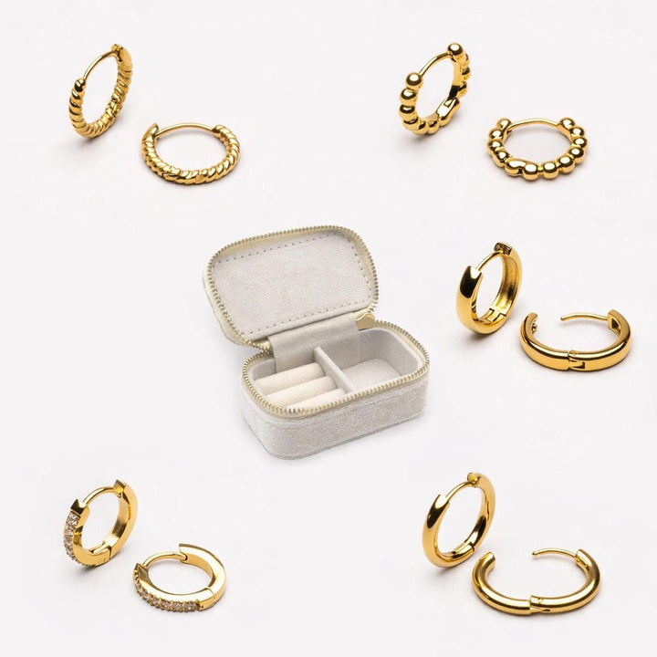 Alltags-Hoops Ohrring-Set
