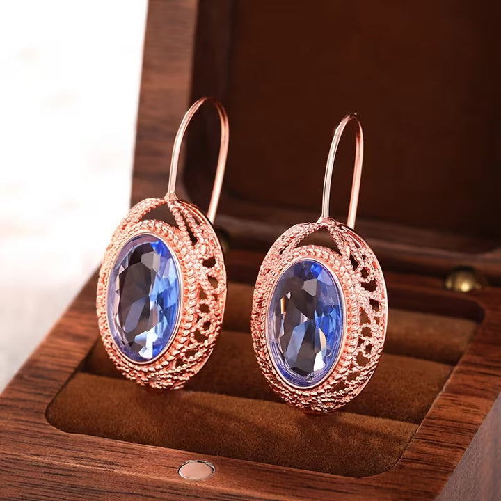 Eleganter ovaler Perlen-Filigran-Ring