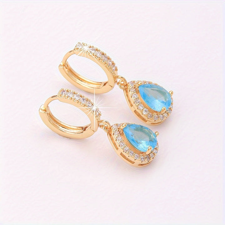 Exquisite Ohrringe mit kubischem Zirkonia
