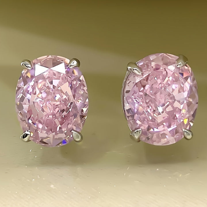 Zeitlose Ohrringe aus Weissgold mit Zirkonia