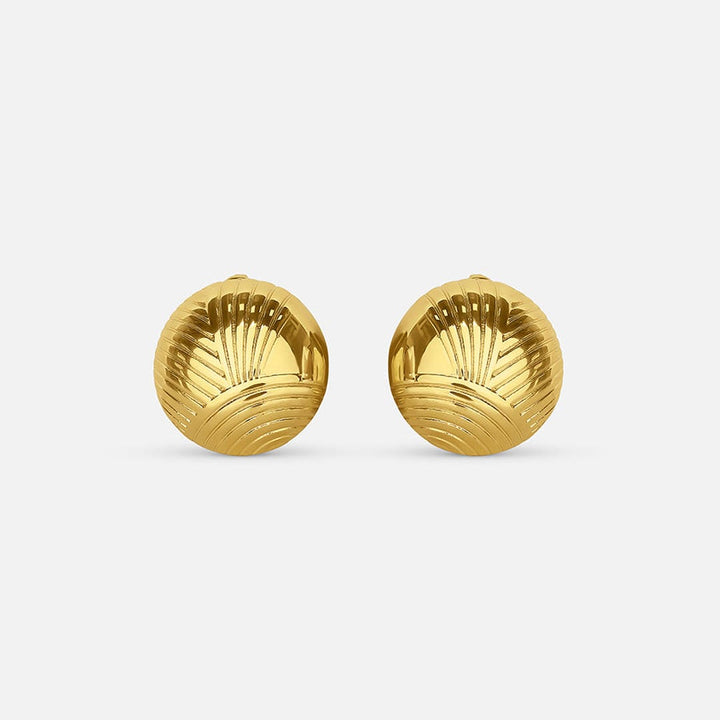Elegante Ohrringe mit Goldkreis