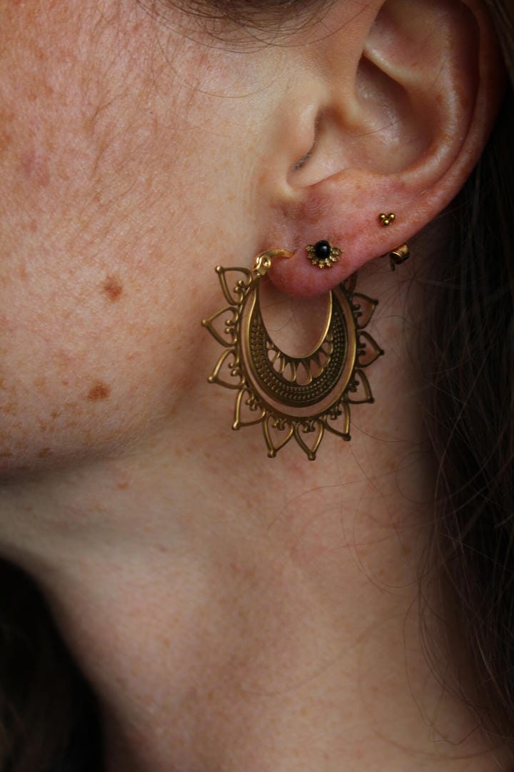 Beso Wunderschöne Boho Klassische Ohrringe