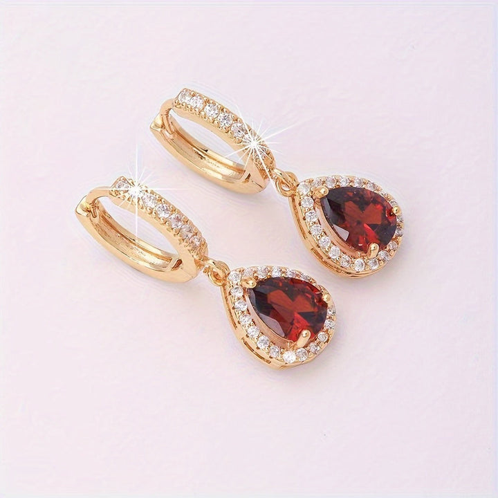 Exquisite Ohrringe mit kubischem Zirkonia
