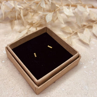 Minimale 3-Punkt-Ohrstecker