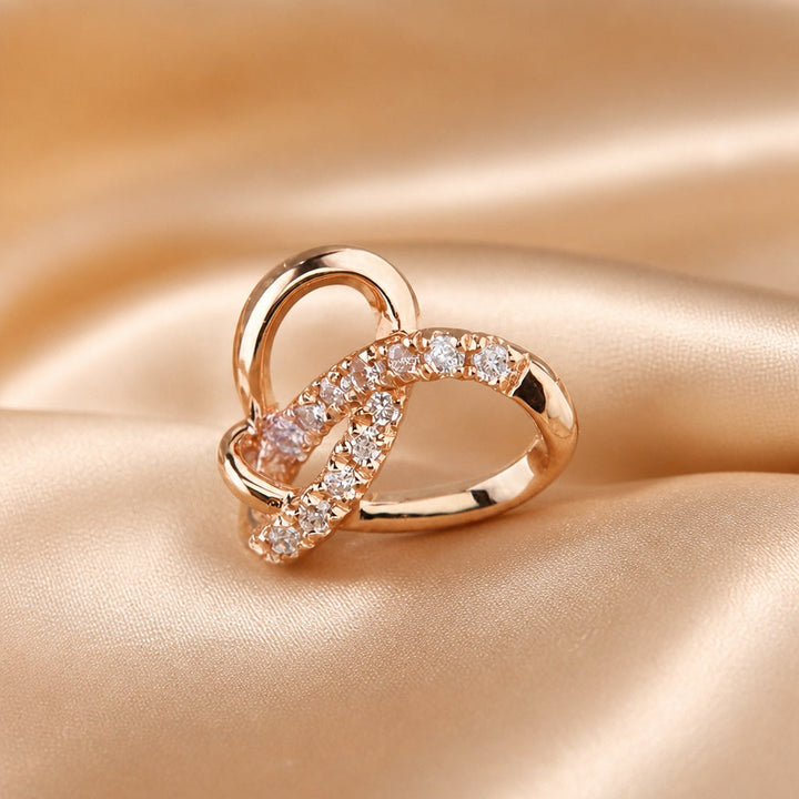 Weissgold Zirkonia Geometrische Ohrstecker
