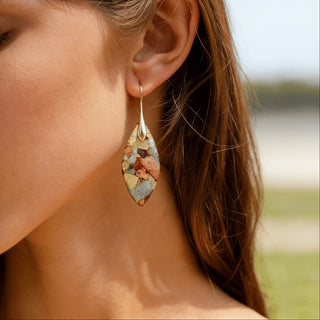 Vintage Boho Marquise Ohrringe