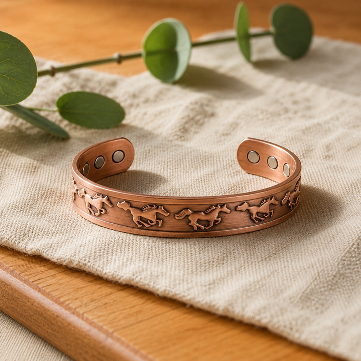 Kupferarmband Pferd