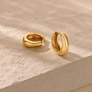 Vellora Gold-Creolen Ohrringe