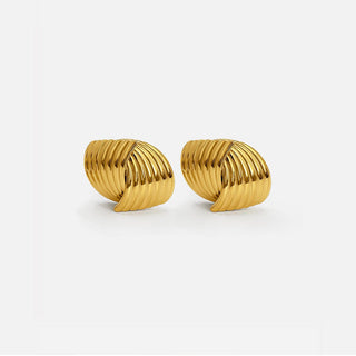 Moderne Gold-Drehohrstecker