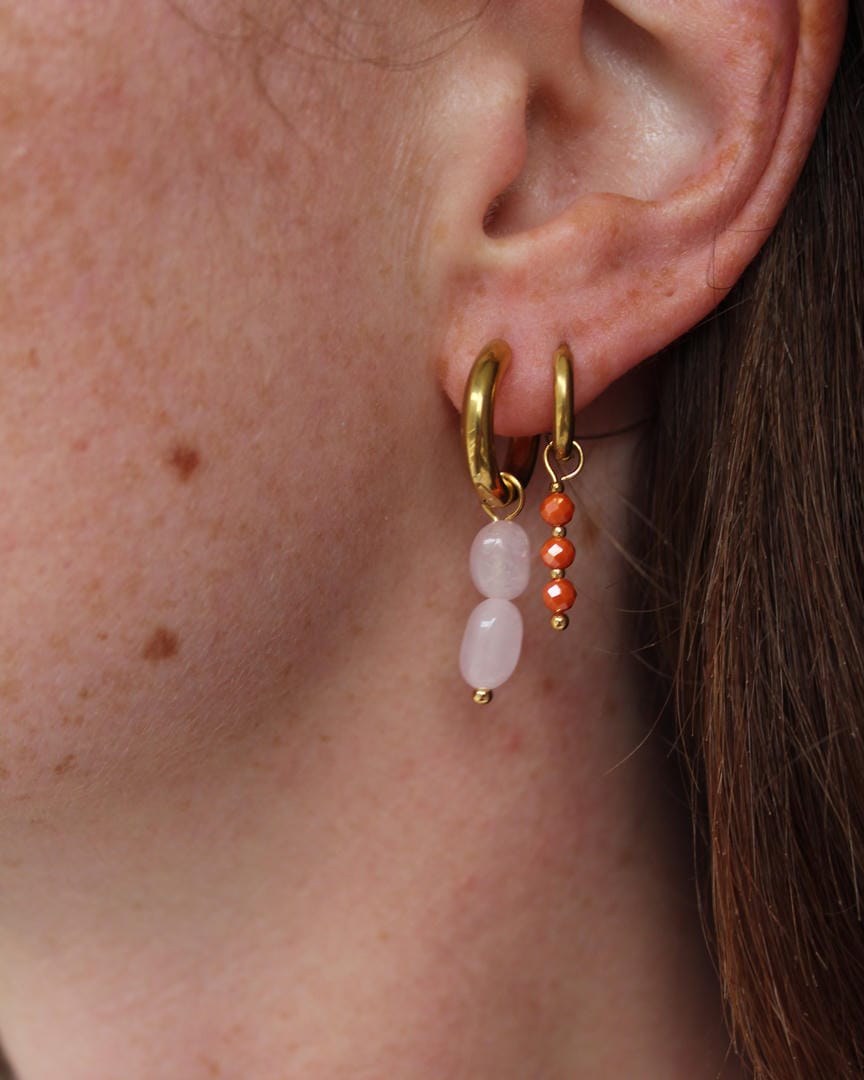 Mon Cheri Ohrringe mit Naturstein