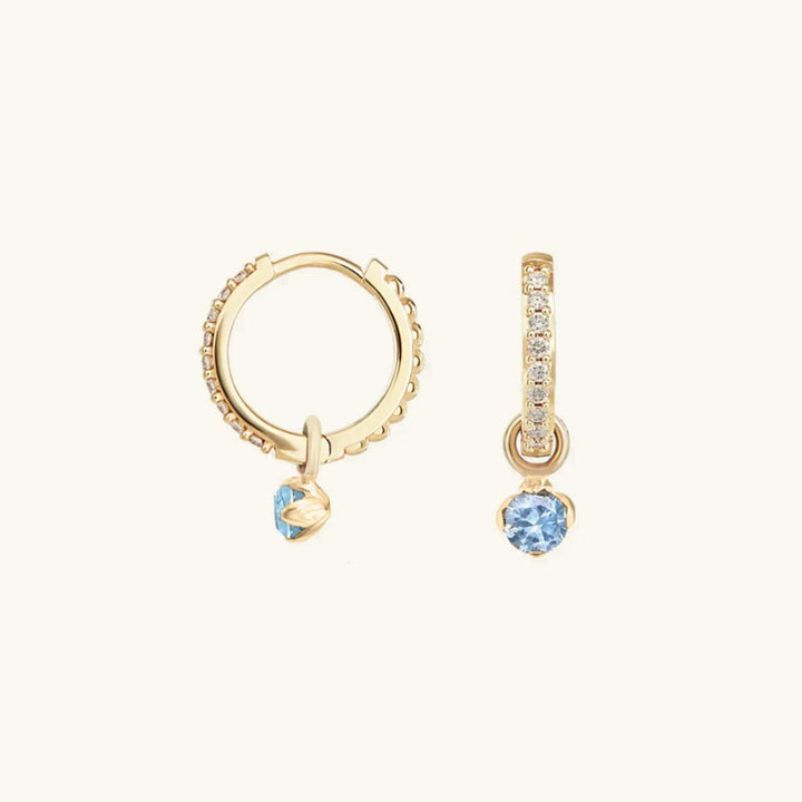 Moderne Akzent-Kristall-Ohrringe