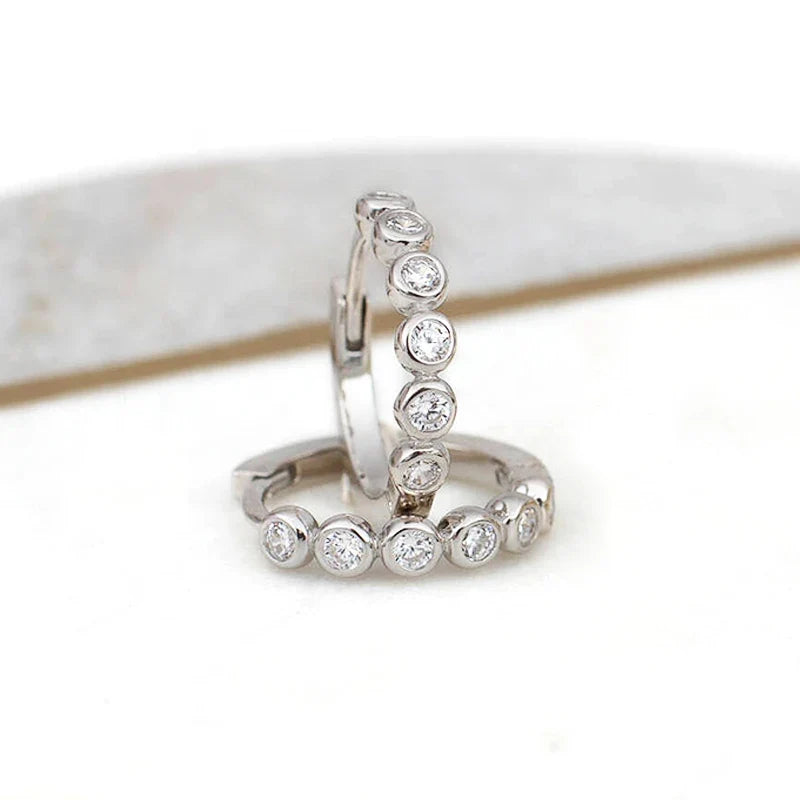 Luxe Fashion Creolen mit Zirkonia