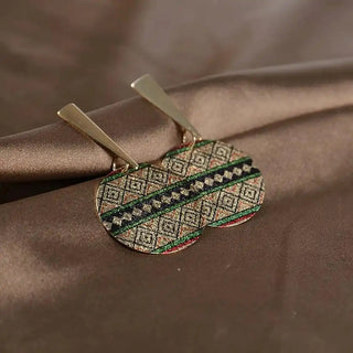Bohemian Painting Strass-Ohrringe