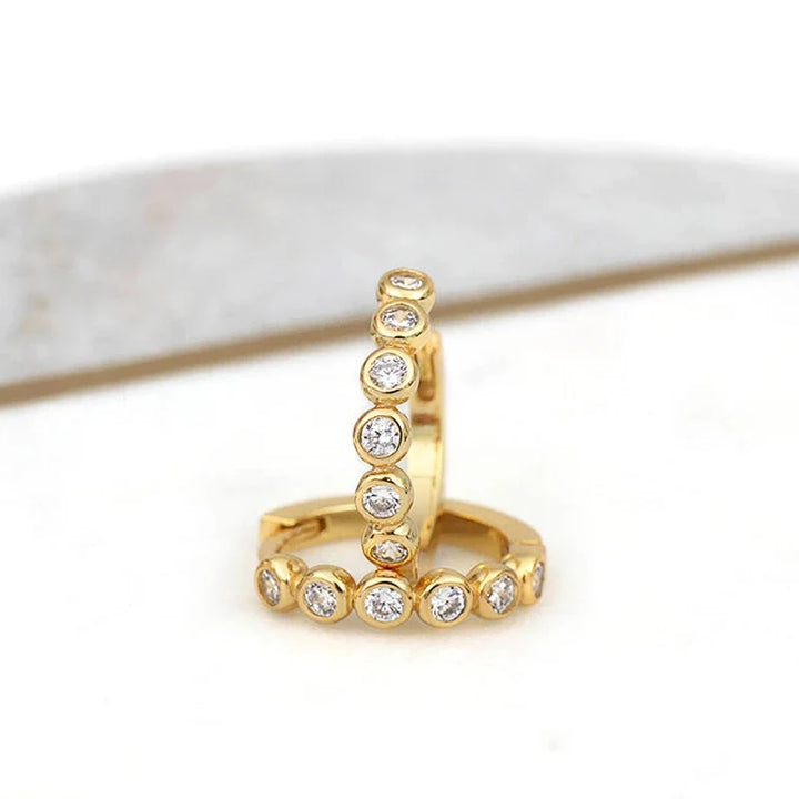 Luxe Fashion Creolen mit Zirkonia