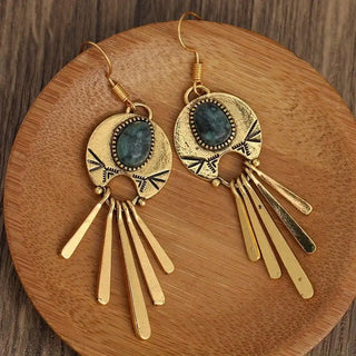 Retro Boho Lange Ohrringe