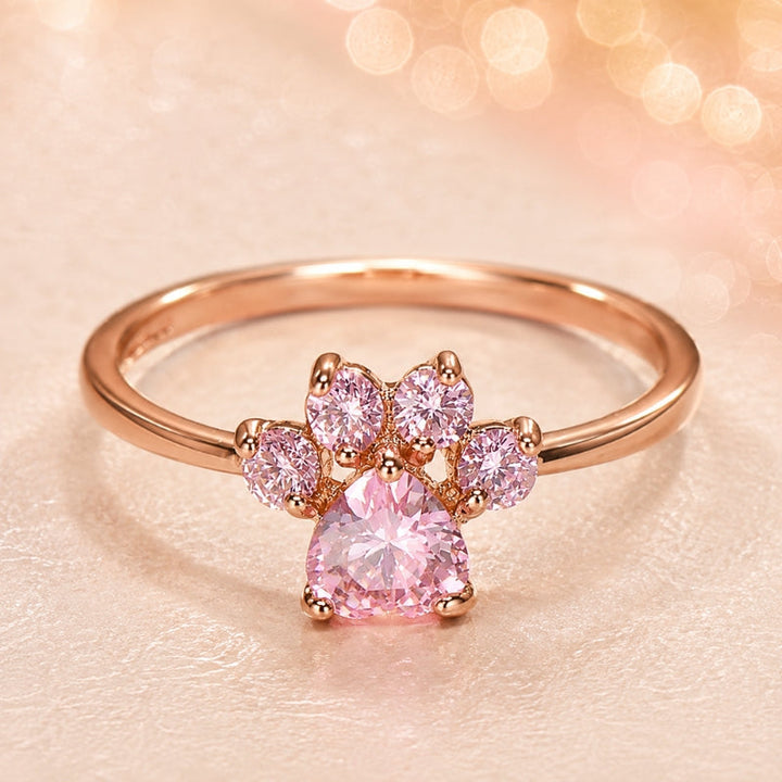 Pfoten-Motiv-Ring