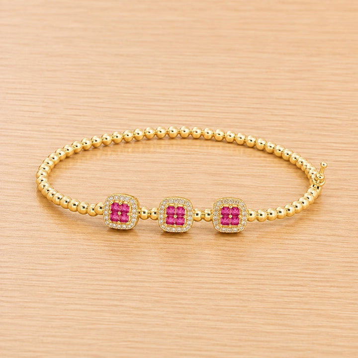 Glänzendes Minimal-Manschettenarmband