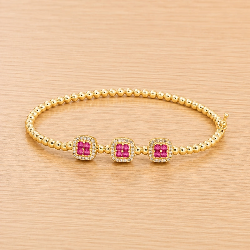 Glänzendes Minimal-Manschettenarmband