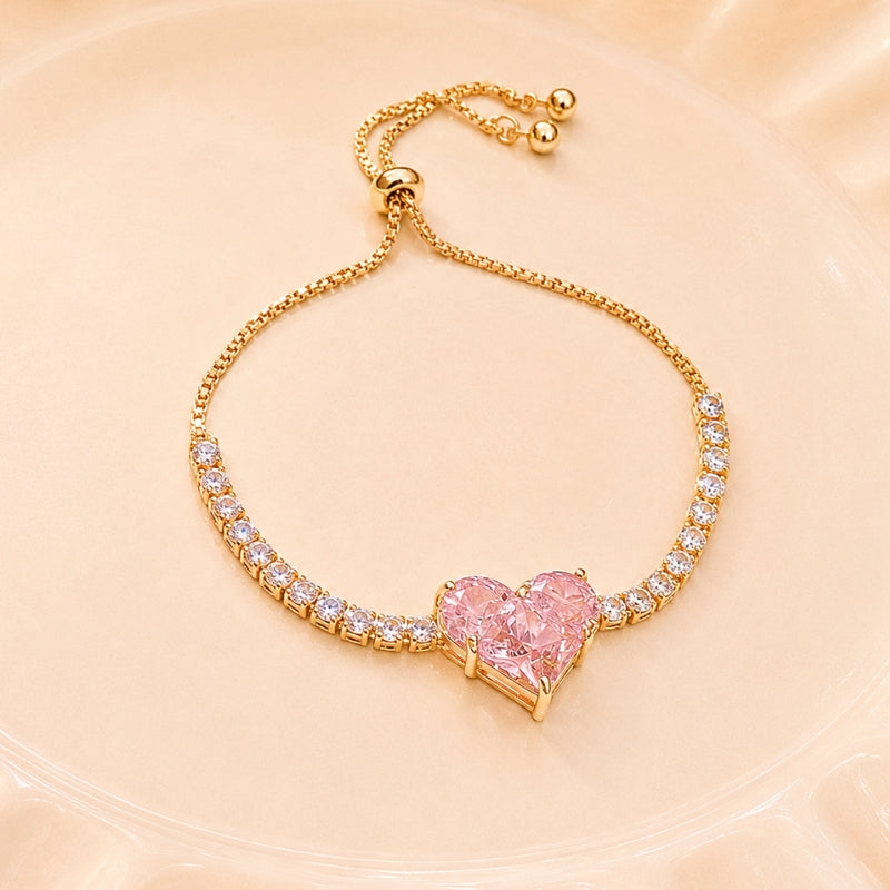 Strahlendes Herz-Armband
