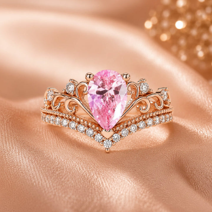 Birnen-Schliff-Ring
