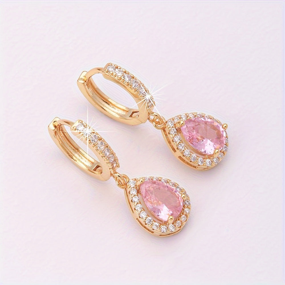 Exquisite Ohrringe mit kubischem Zirkonia