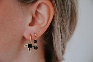 Lea Sleek Mehrstein-Ohrstecker
