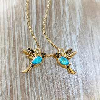 Kolibri Edelstein-Fadenohrringe
