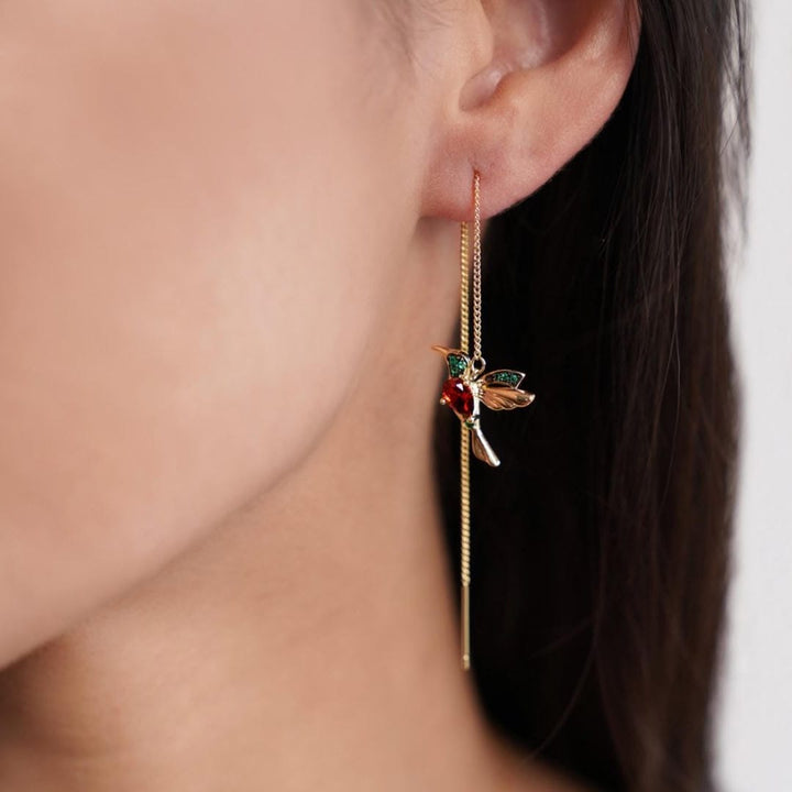 Kolorful Chic Ohrringe mit Kolibri-Motiv