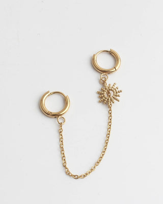 Mini Sun Doppelohrringe