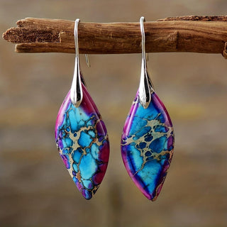 Amethyst Naturstein-Ohrringe