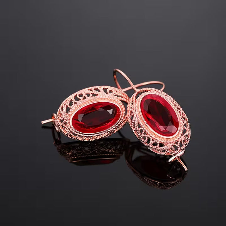 Eleganter ovaler Perlen-Filigran-Ring