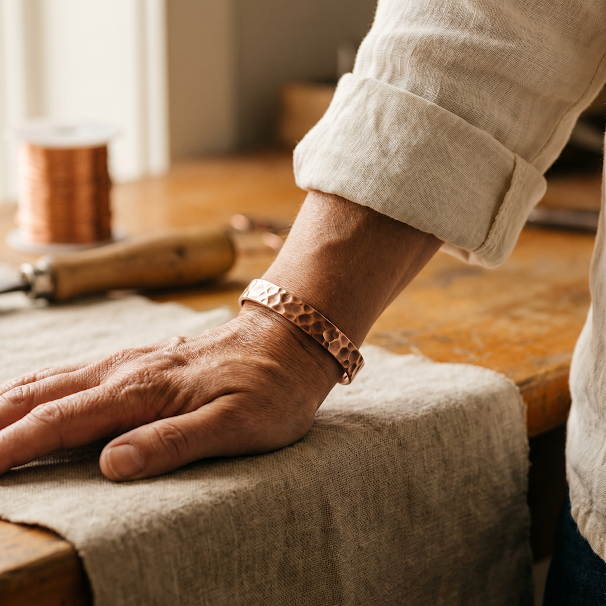 Furrow Kupfer-Armband