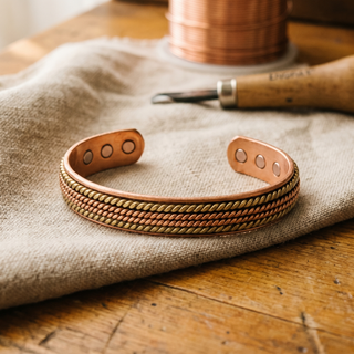 Kupferarmband aus Schmiedeeisen