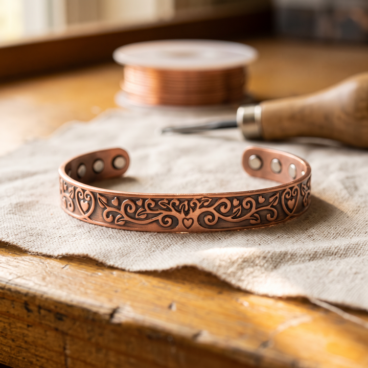 Flora Kupferarmband