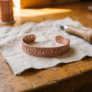 Holz- und Kupferarmband
